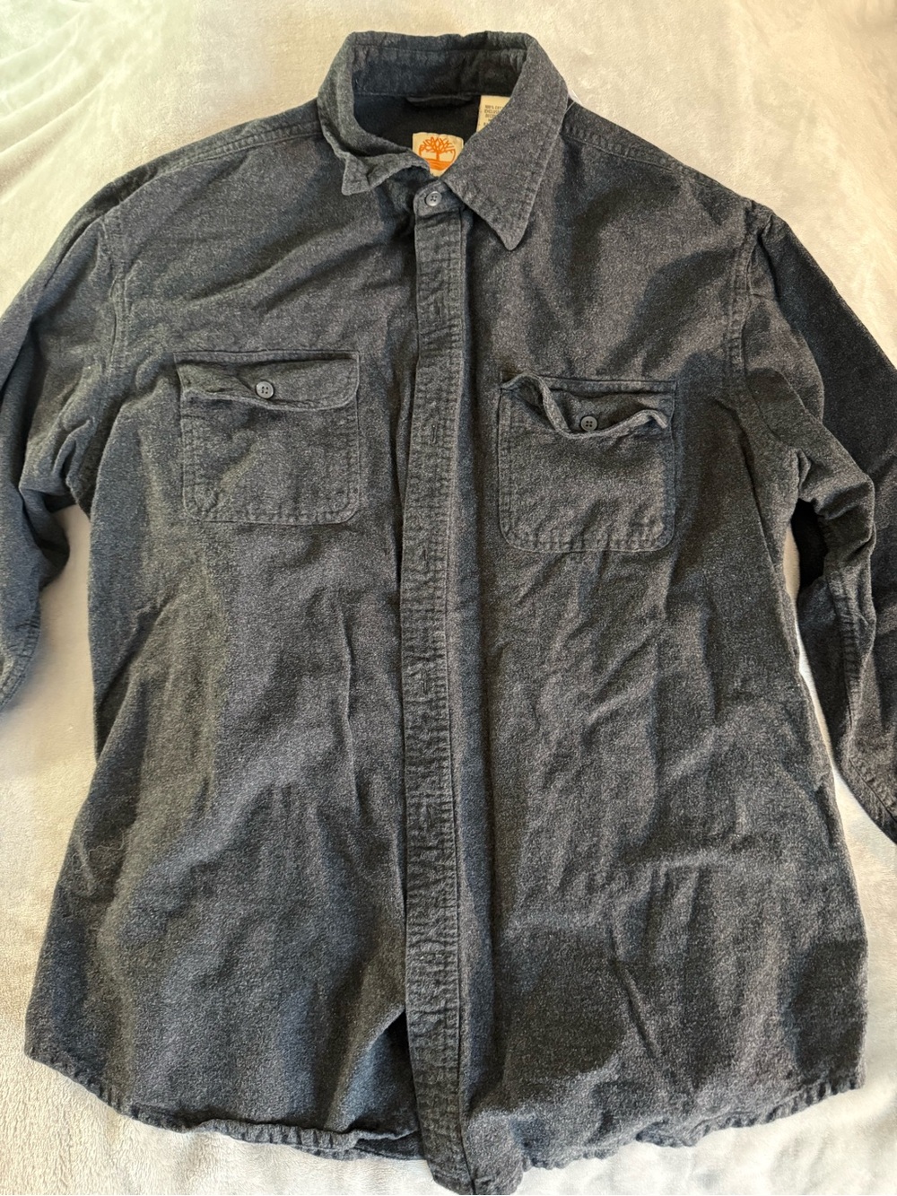 Levi’s Western pearl snap-front shirt in black denim with sawtootht pockets